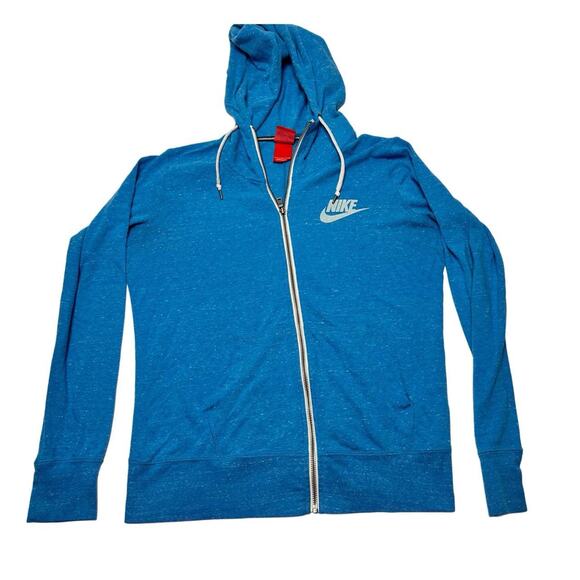 Nike Women’s Vintage Retro Full Zip Light weight Hoodie Size Large - Picture 4 of 5